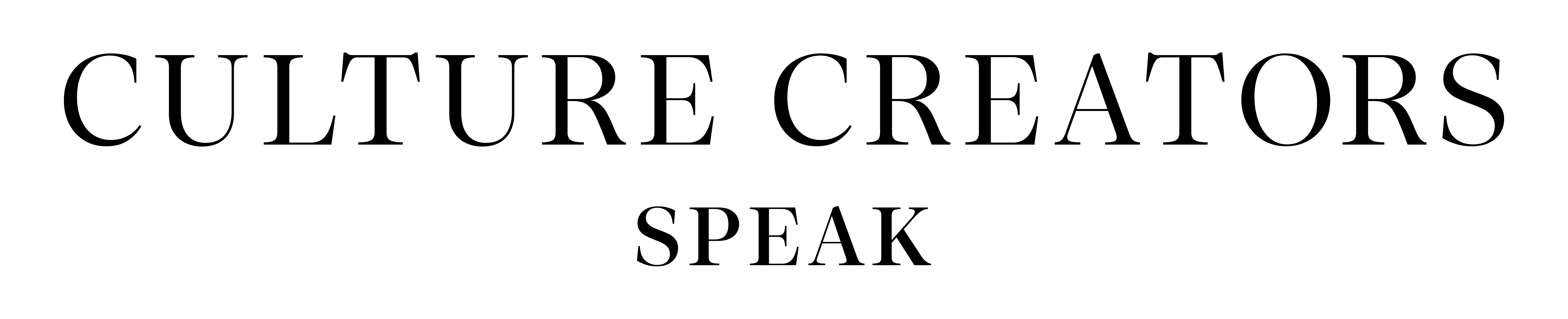 CultureCreators_Speak_WordMark_K